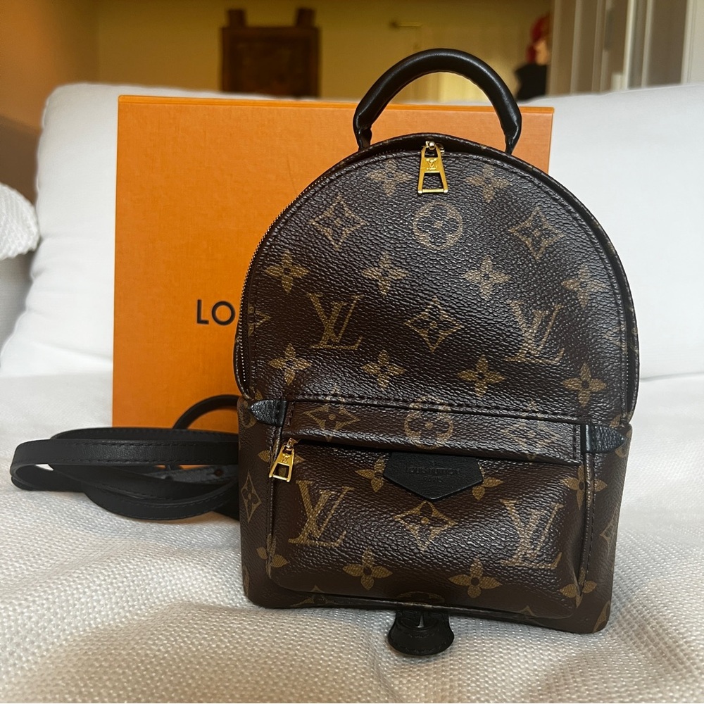 AUTHENTIC LOUIS VUITTON MINI PALM SPRINGS BACKPACK!